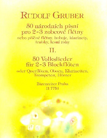R. Gruber: 50 Volkslieder für 2-3 Blockflöten (Sppa)