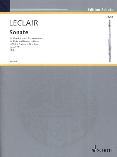 J.-M. Leclair: Sonate e-Moll op. 9/2 , FlBc