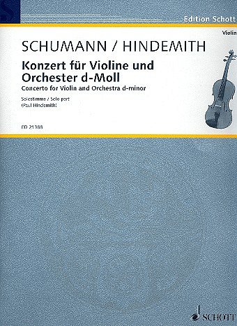 R. Schumann: Konzert für Violine und Orches, VlOrch (Vlsolo)