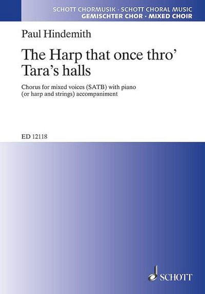 P. Hindemith: The harp that once thro' Tara's h, Gch (Part.)