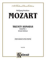 DL: W.A. Mozart: Mozart: Twenty Sonatas (Urte, VlKlav (Klavp