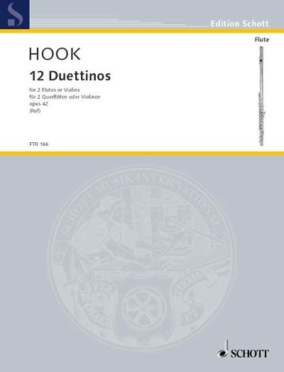 DL: J. Hook: 12 Duettinos, 2Fl/Vl (Sppa)