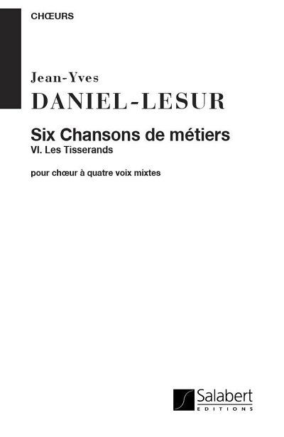 J. Daniel-Lesur: Chansons Francaises, Ii Chansons De Metiers N 6