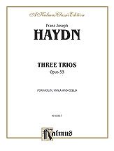 DL: J. Haydn: Haydn: Three Trios, Op. 53, VlVlaVc (Pa+St)