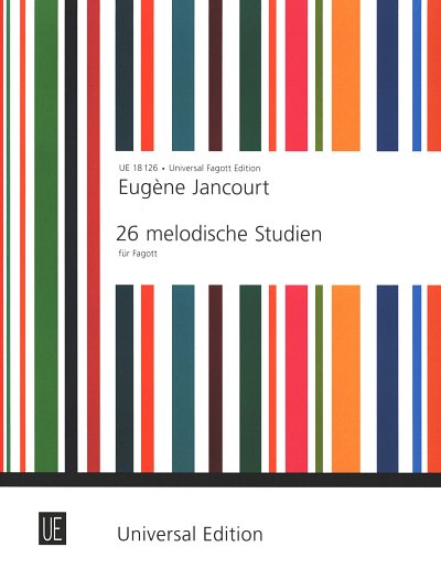 E. Jancourt: 26 melodische Studien , Fag