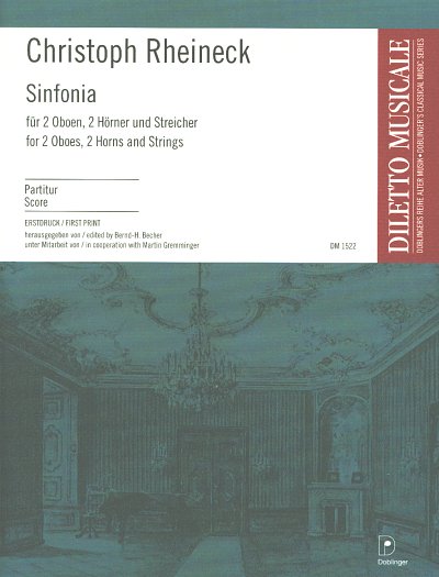 AQ: C. Rheineck: Sinfonia, 2Ob2HrnStr (Part.) (B-Ware)