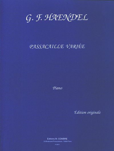 G.F. Händel: Passacaille variée, Klav