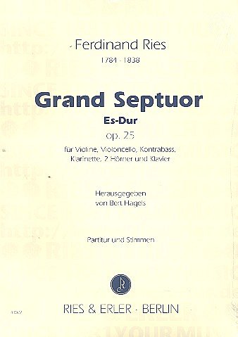F. Ries: Grand Septuor Es-Dur op. 25 (Pa+St)