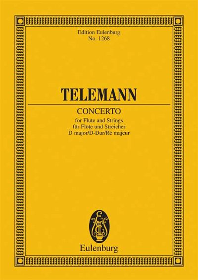 DL: G.P. Telemann: Konzert D-Dur, FlStro (Stp)