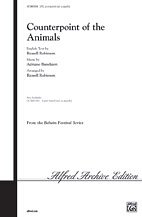 A. Banchieri i inni: Counterpoint of the Animals SATB (Opt.  a cappella )