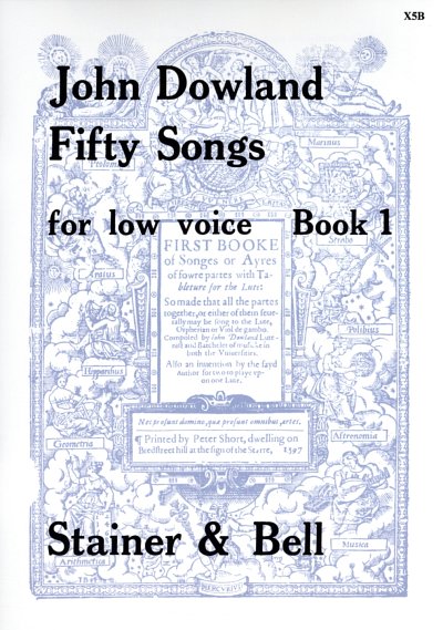 J. Dowland: Fifty Songs 1 - Low Voice, GesTiKlavOrg