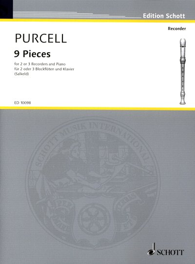 H. Purcell: 9 Pieces, 2BflSAKlav (Pa+St)