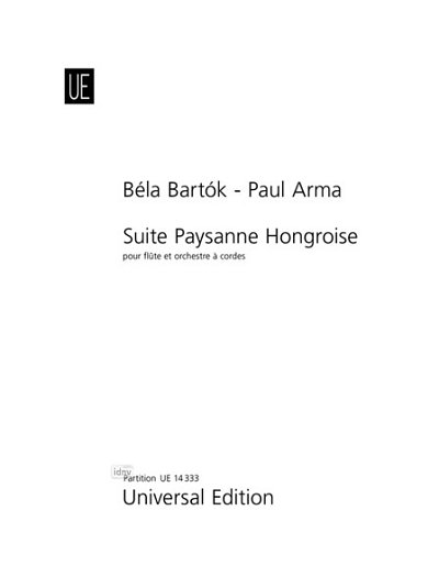 B. Bartók: Suite paysanne hongroise  (Part.)