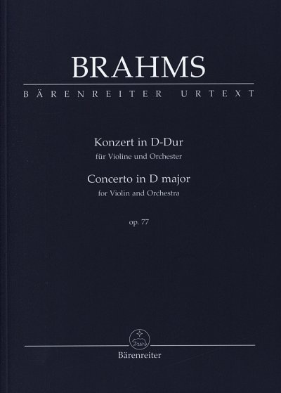 J. Brahms: Konzert D-Dur op. 77, VlOrch (Stp)
