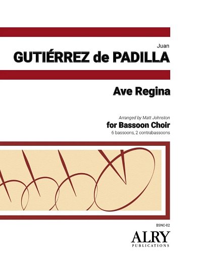 Ave Regina for 6 Bassoons and 2 Contrabassoons (Pa+St)