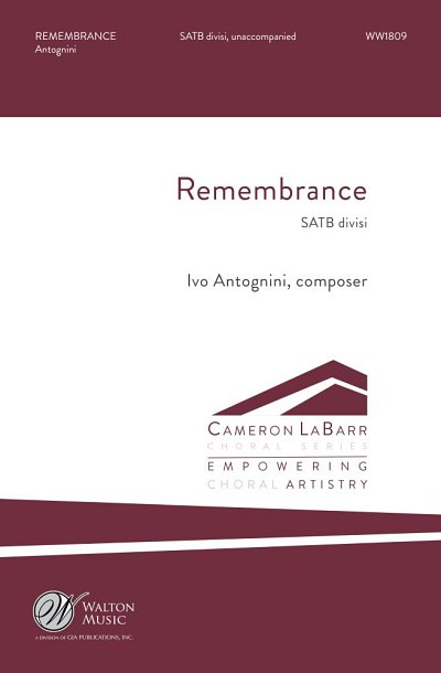 I. Antognini: Remembrance, GchKlav (Chpa)