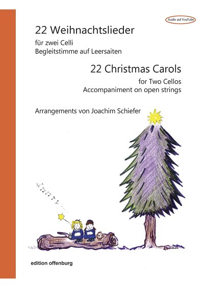 DL: 22 Weihnachtslieder für zwei Violoncelli, 2Vc
