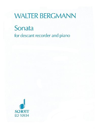 W. Bergmann: Sonata , SblfKlav