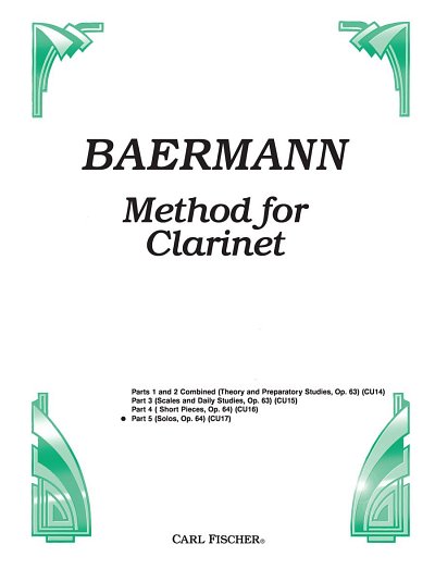 C. Baermann: Method for Clarinet 5, Klar