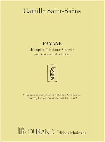 C. Saint-Saëns: Pavane Etienne Htb-Piano, ObKlav (Part.)