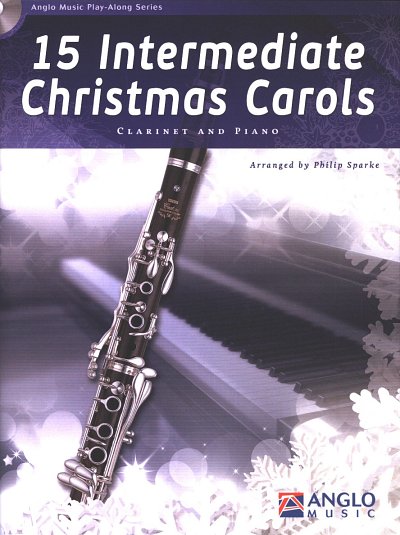 15 Intermediate Christmas Carols, KlarKlv (Bu+CD)
