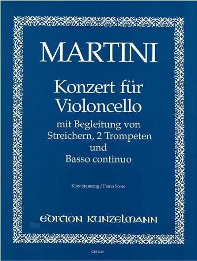 G.B. Martini: Konzert D-Dur, VcKam (KlavpaSt)