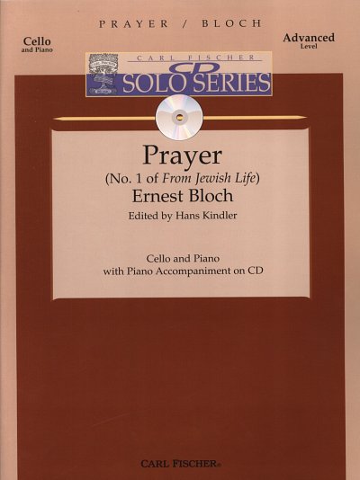 E. Bloch: Prayer (No. 1 Of 'From Jewish Life', VcKlav (KASt)