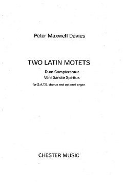 Two Latin Motets, GchKlav