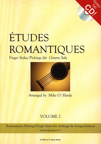 AQ: M. O'Hardy: Etudes Romantiques 2, Git (TABCD) (B-Ware)