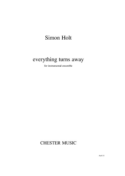 S. Holt: Everything Turns Away