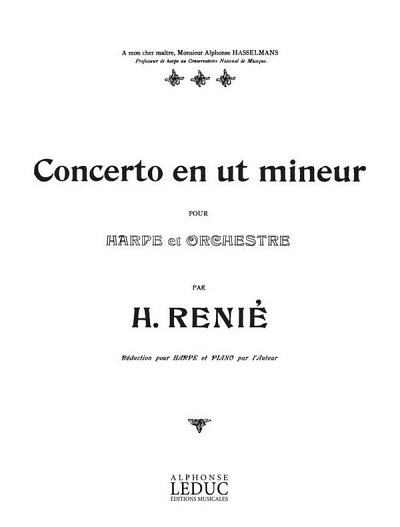 H. Renié: Concerto en ut mineur  (KA)