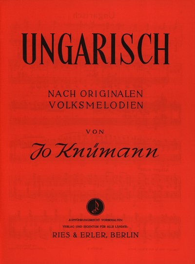 J. Knuemann: Ungarisch, Klav