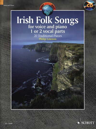 P. Lawson: Irish Folk Songs, 1-2GesKlav (+CD)