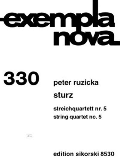 P. Ruzicka: Sturz - Streichquartett Nr 5 (1948) Exempla Nova