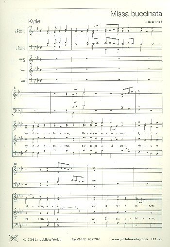Ch. Heiß: Missa Buccinata, Gch44Blech (Part.)