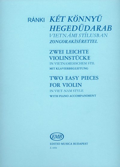 G. Ránki: Zwei leichte Violinstücke, VlKlav (KlavpaSt)