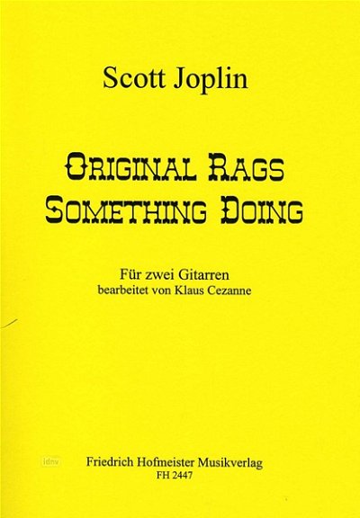 S. Joplin: Original Rags für 2 Gitarren