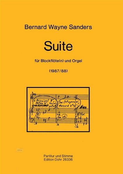 B.W. Sanders: Suite (PaSt)
