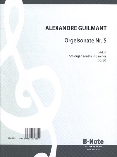 F.A. Guilmant: 5me sonate pour grand orgue en do mineur op.80