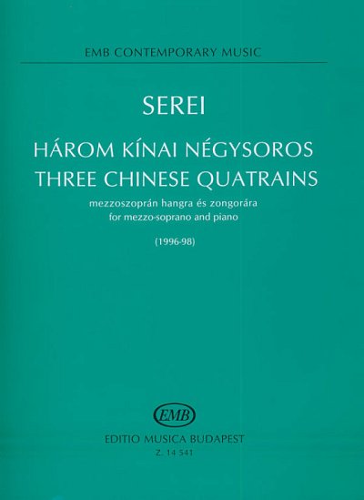 Z. Serei: Three chinese quatrains to poems by Li Tai-Po
