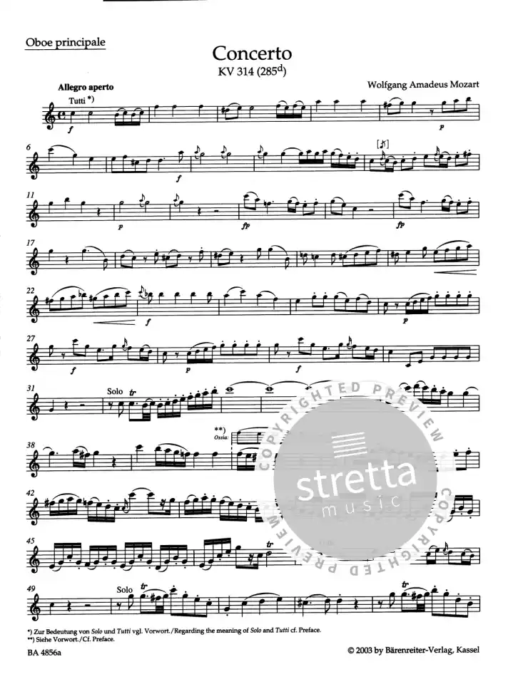 W.A. Mozart: Konzert für Oboe und Orchest, ObKlav (KlaPa+St) (2)