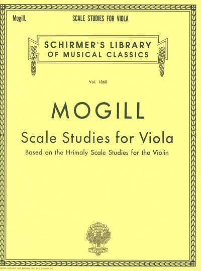 L. Mogill: Scale Studies for Viola, Va