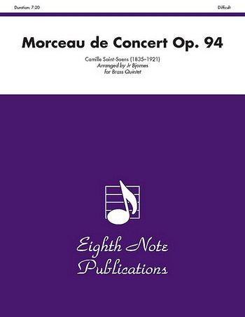 C. Saint-Saëns: Morceau de Concert op. 94, Hrn4Blech (Pa+St)