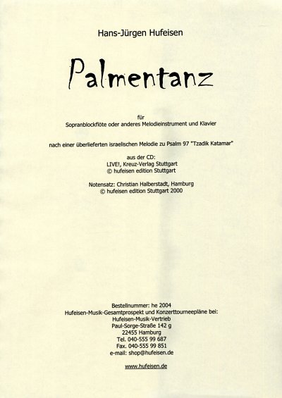 H.-J. Hufeisen: Palmentanz
