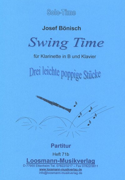 AQ: J. Bönisch: Swing Time, KlarKlv (KlavpaSt) (B-Ware)