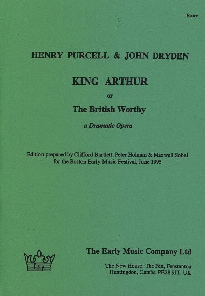 H. Purcell: King Arthur, GsGchOrch (Part.)