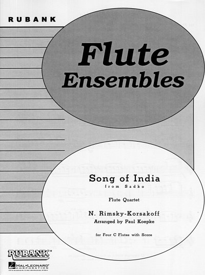 N. Rimski-Korsakow: Song of India, 4Fl (Pa+St)