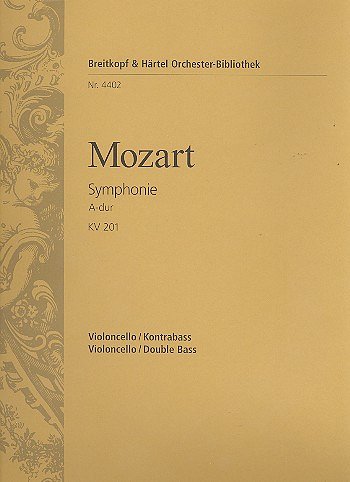 W.A. Mozart: Symphonie Nr. 29 A-Dur KV 201, SinfOrch (VcKb)