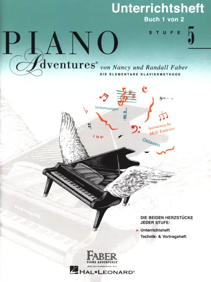 N. Faber: Piano Adventures: Unterrichtsheft 5, Klav (0)