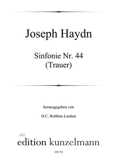 J. Haydn: Sinfonie Nr. 44 (Trauer) Hob I:44, Kamo (Part.)